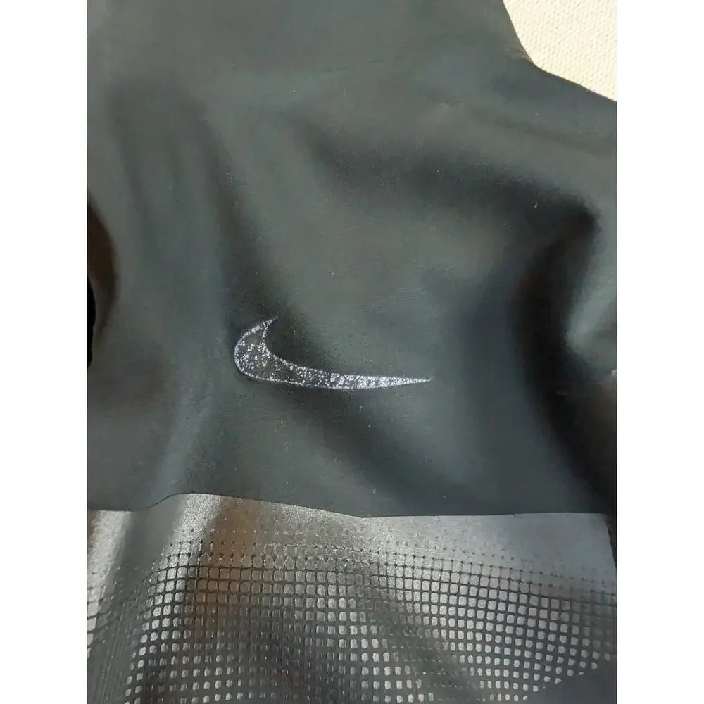 Nike Golf Storm-Fit 20 Jacket Mens Size S Small Black Waterproof Half Zip Logo